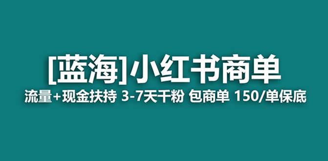 项目-最强蓝海项目，小红书商单！长期稳定，7天变现，商单分配，月入过万骑士资源网(1)