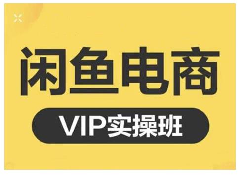 项目-闲鱼电商零基础入门到进阶VIP实战课程，帮助你掌握闲鱼电商所需的各项技能骑士资源网(1)