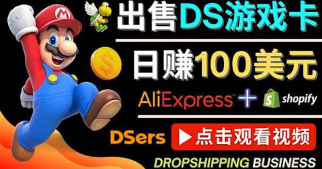 项目-出售DS游戏卡，日赚100美元以上，净利润可达100%骑士资源网(1)