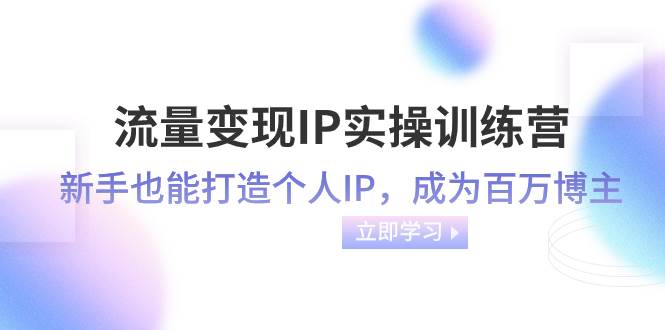 项目-流量变现-IP实操训练营：新手也能打造个人IP，成为百万博主（46节课）骑士资源网(1)