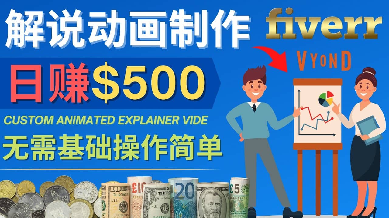 项目-制作解说类动画视频（Animated Explainer）日赚500美元以上 &#8211; 0基础可操作骑士资源网(1)