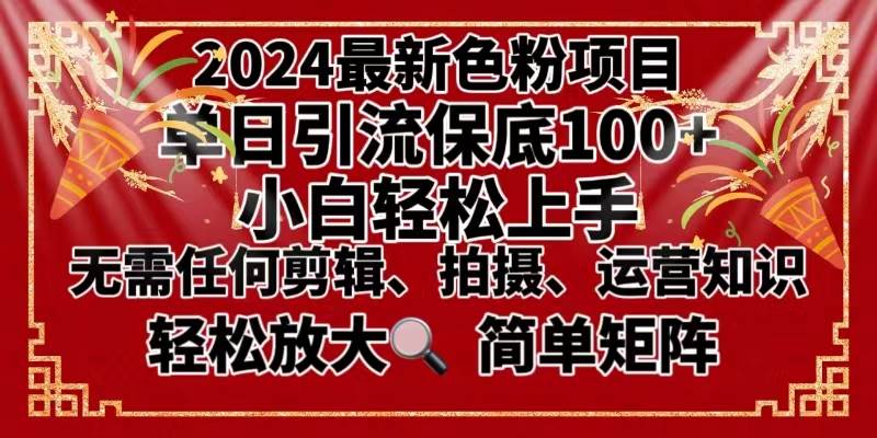 项目-2024最新换脸项目，小白轻松上手，单号单月变现3W＋，可批量矩阵操作放大骑士资源网(1)