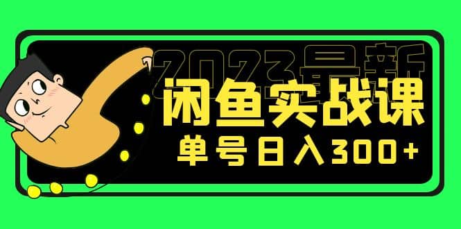 项目-花599买的闲鱼项目：2023最新闲鱼实战课（7节课）骑士资源网(1)