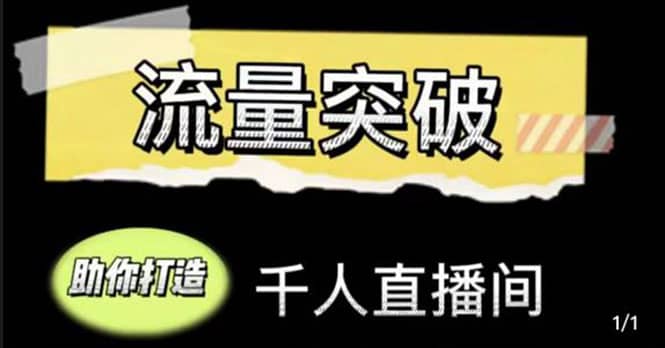 项目-直播运营实战视频课，助你打造千人直播间（14节视频课）骑士资源网(1)