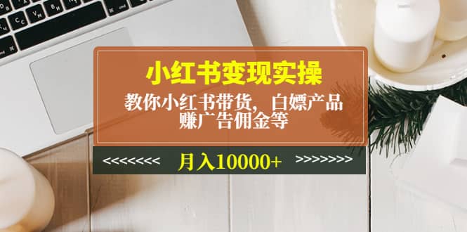 项目-小红书变现实操：教你小红书带货，白嫖产品，赚广告佣金等骑士资源网(1)