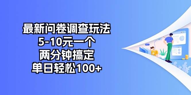 项目-最新问卷调查玩法，5-10元一个，两分钟搞定，单日轻松100+骑士资源网(1)