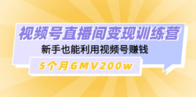 项目-视频号直播间变现训练营骑士资源网(1)