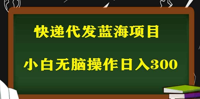 项目-2023最新蓝海快递代发项目，小白零成本照抄骑士资源网(1)