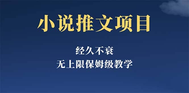 项目-经久不衰的小说推文项目，单号月5-8k，保姆级教程，纯小白都能操作骑士资源网(1)