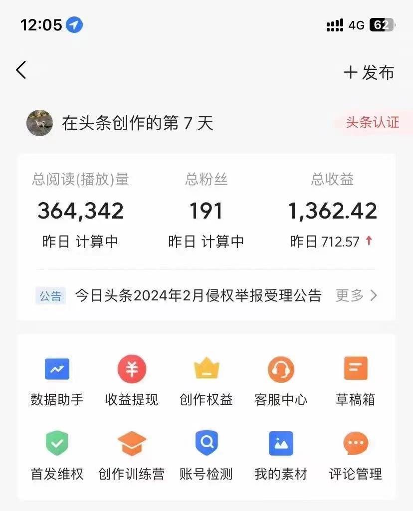 项目-利用AI工具无脑复制粘贴撸头条收益 每天2小时 稳定月入5000+互联网入门&#8230;骑士资源网(5)