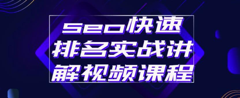 项目-seo快速排名实战讲解视频课程，揭秘seo快排原理骑士资源网(1)