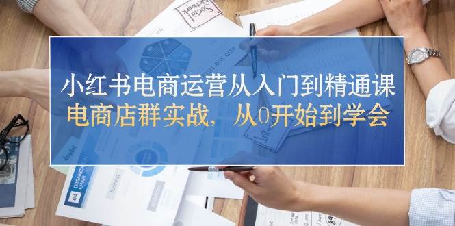 项目-小红书电商运营从入门到精通课，电商店群实战，从0开始到学会骑士资源网(1)