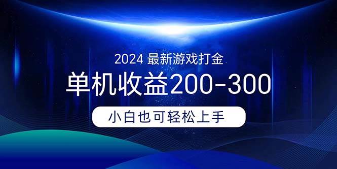 项目-2024最新游戏打金单机收益200-300骑士资源网(1)